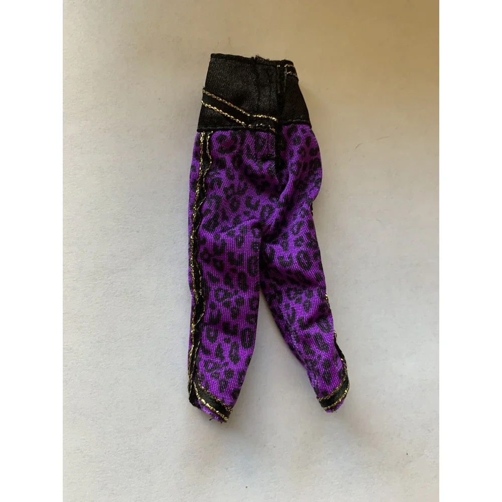 Monster High Doll Clawdeen Wolf Sweet 1600 Purple Leopard Print High Waist Pants